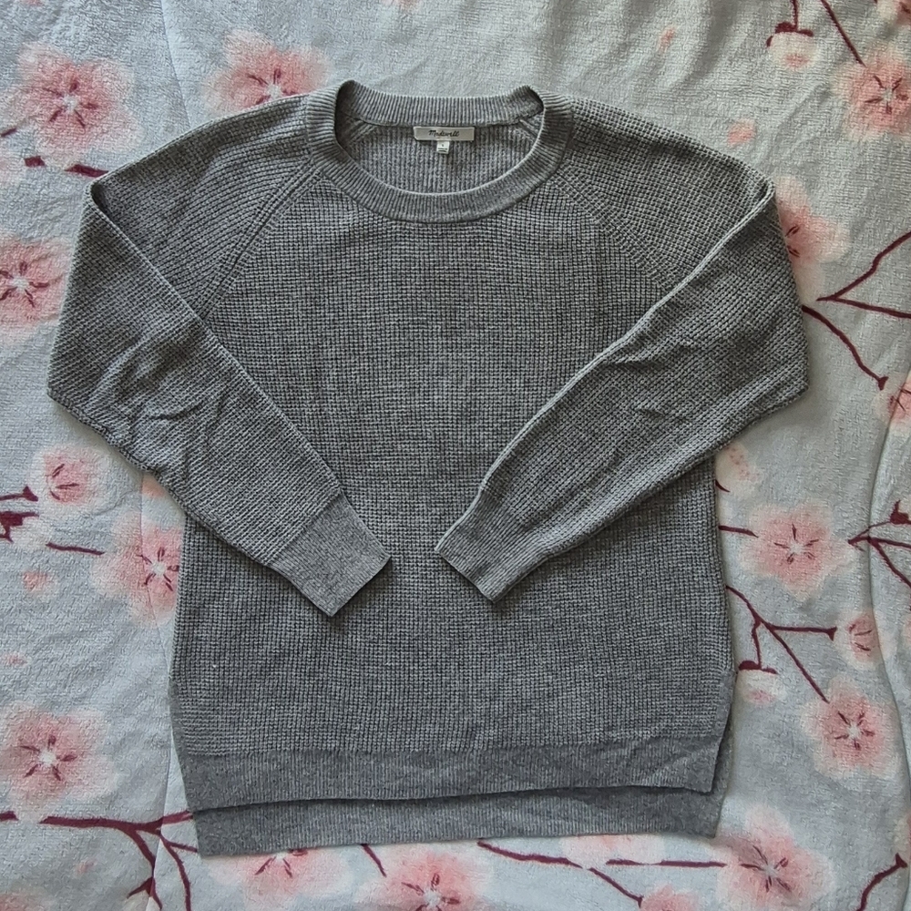 Madewell Gray Women's Crew Neck Sweater